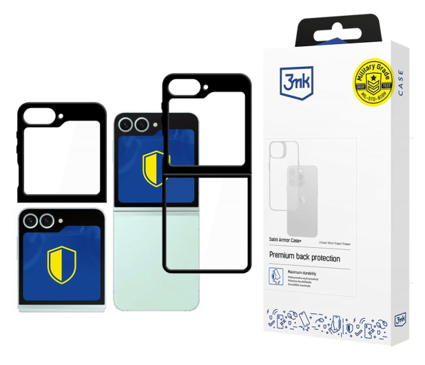 3MK Satin Armor Case+ Fold do Samsung Galaxy Z Flip6 5903108584999 - 1267251 - zdjęcie